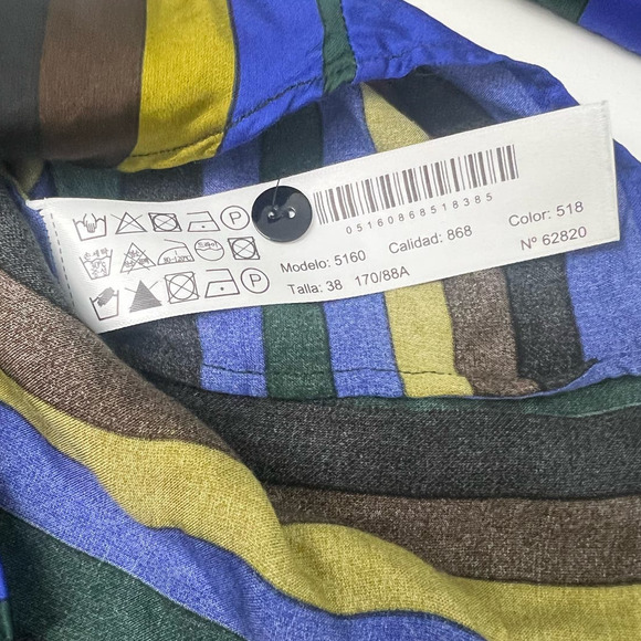 Massimo Dutti, Women's Striped Button Up, Size 6 - Picture 3 of 4